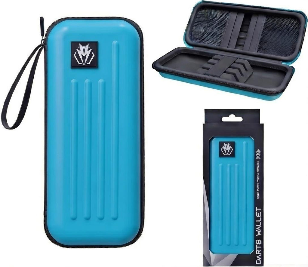Darts Wallet – Hardcase Opbergdoos (Blauw)