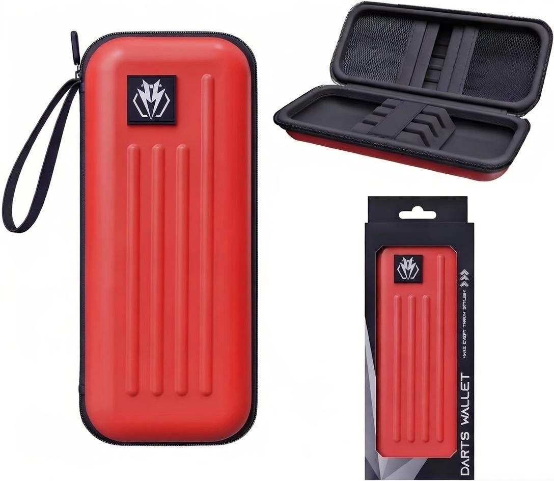 Darts Wallet – Hardcase Opbergdoos (Rood)